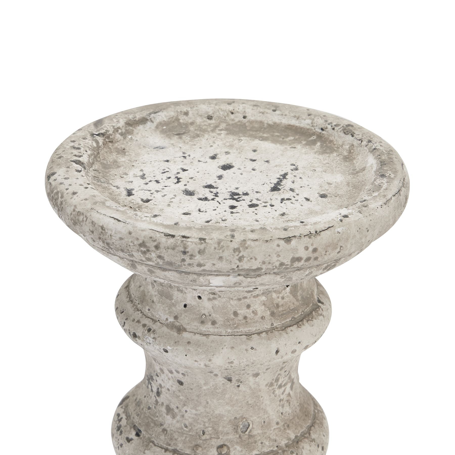 Skandi London Stone Ceramic Column Candle Holder - Skandi London