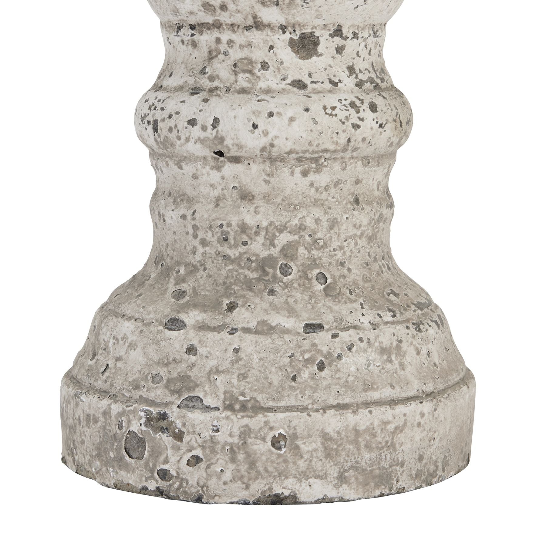Skandi London Stone Ceramic Column Candle Holder - Skandi London