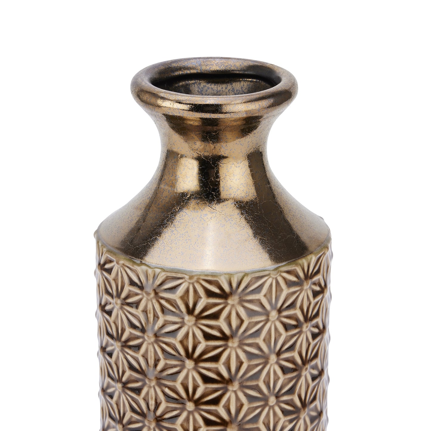 Loen Collection Caramel Fluted Vase