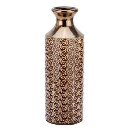 Loen Collection Caramel Fluted Vase