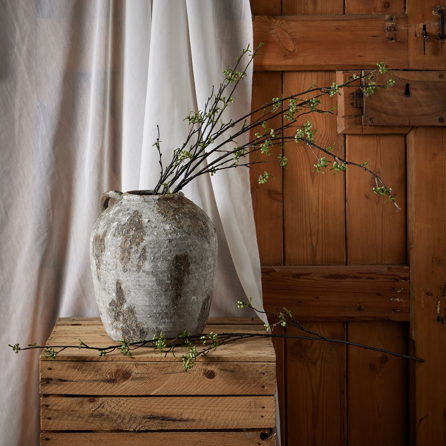 Skandi London Green Berry Willow Stem - Skandi London