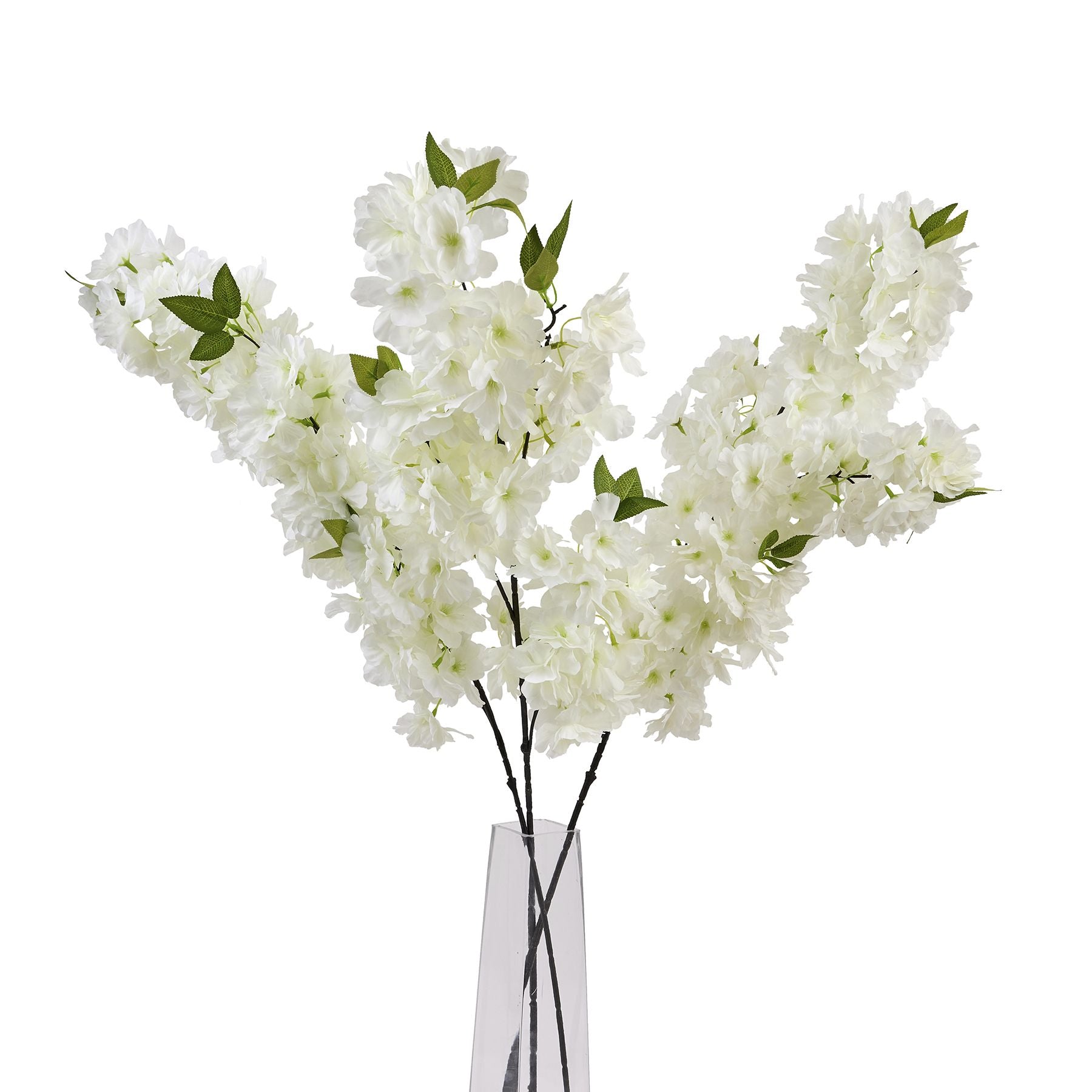 Skandi London Large White Full Cherry Blossom Stem - Skandi London