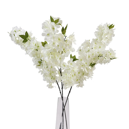 Skandi London Large White Full Cherry Blossom Stem - Skandi London