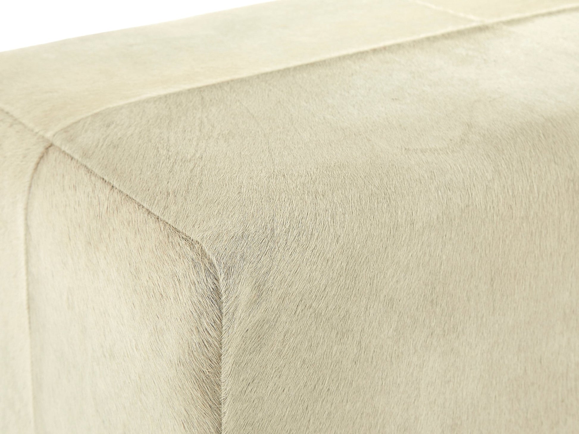 Haral Townhouse Natural Leather Bench With Wood Legs - Skandi London