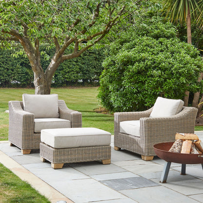 Capri Collection Outdoor Foot Stool - Skandi London