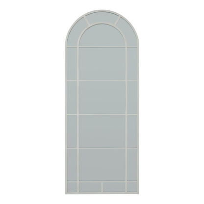Skandi London White Large Arched Window Mirror - Skandi London