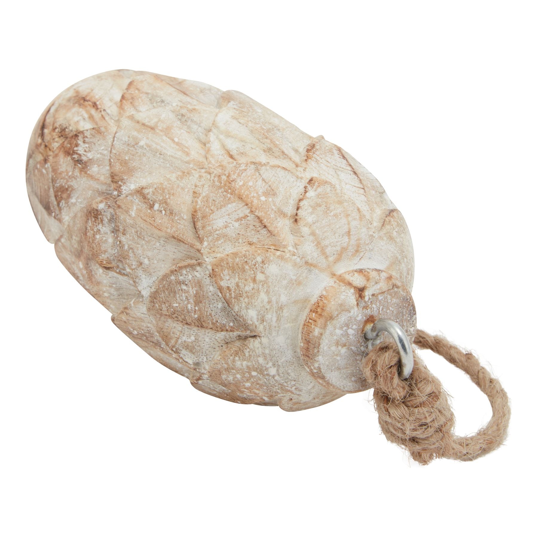 Skandi London Antique White Wash Pine Cone Bauble - Skandi London