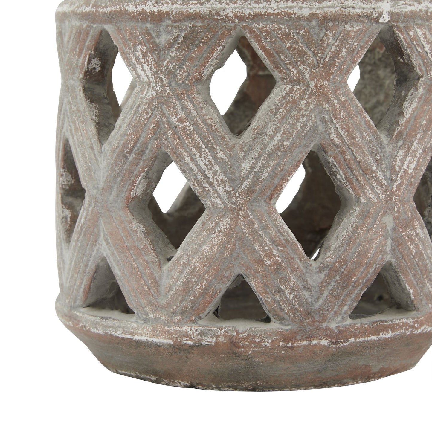 Lofoten Brown Lattice Lantern - Skandi London