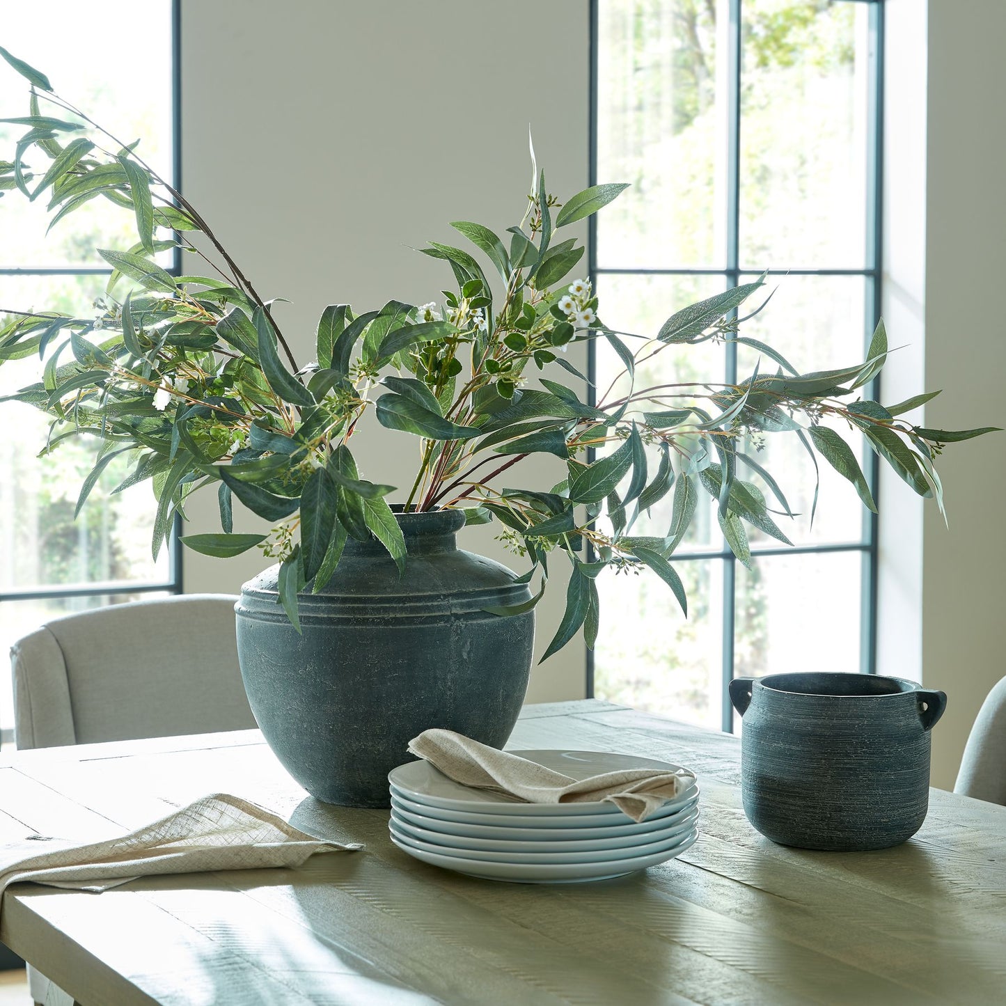 Malmo Grey Hydria Pot - Skandi London