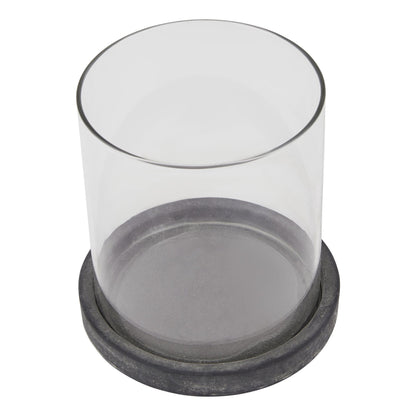 Malmo Grey Hurricane Lantern - Skandi London