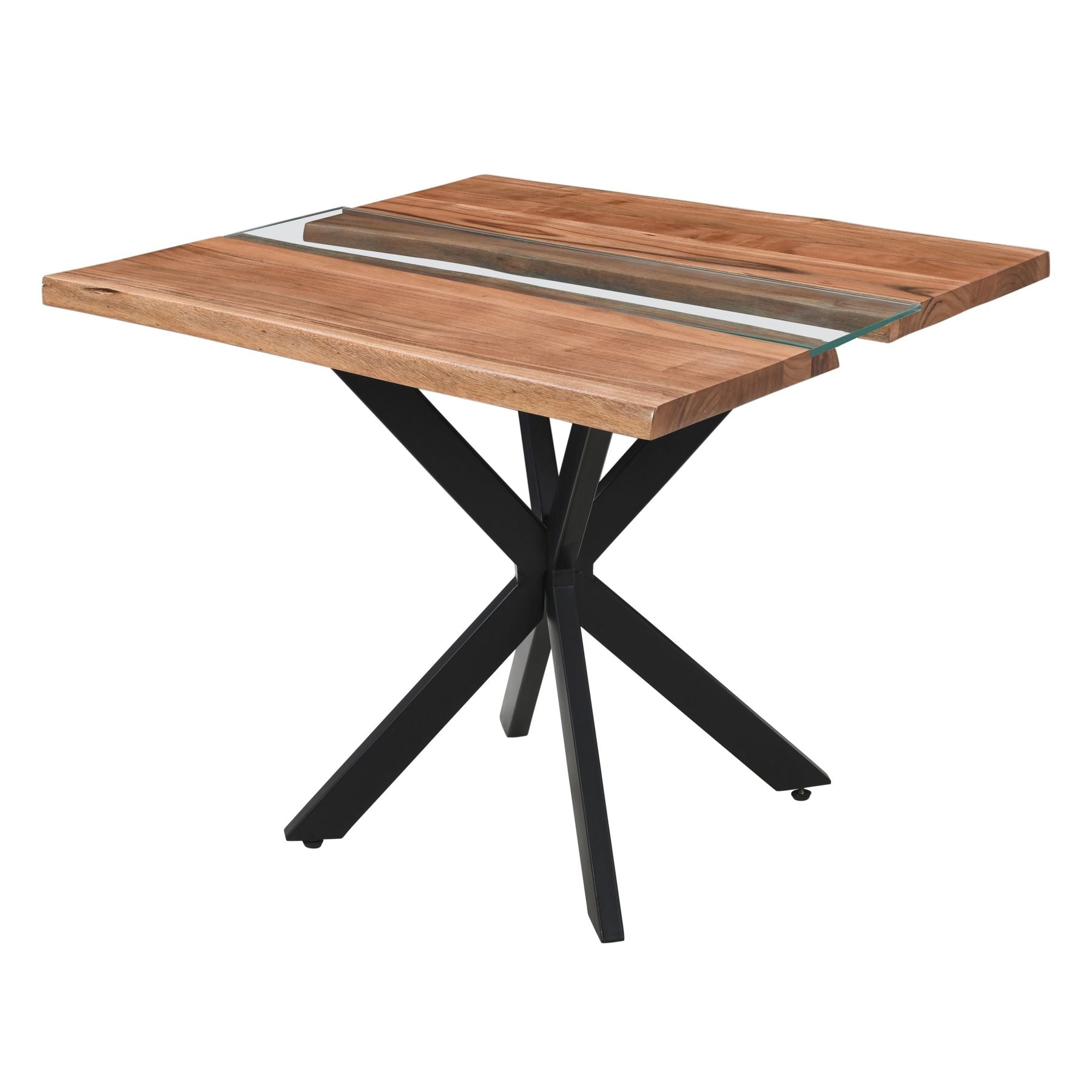 Live Edge Collection Square River Dining Table - Skandi London