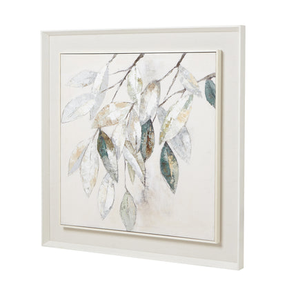 Dolce Mottle Leaf Framed Painting On Canvas - Skandi London