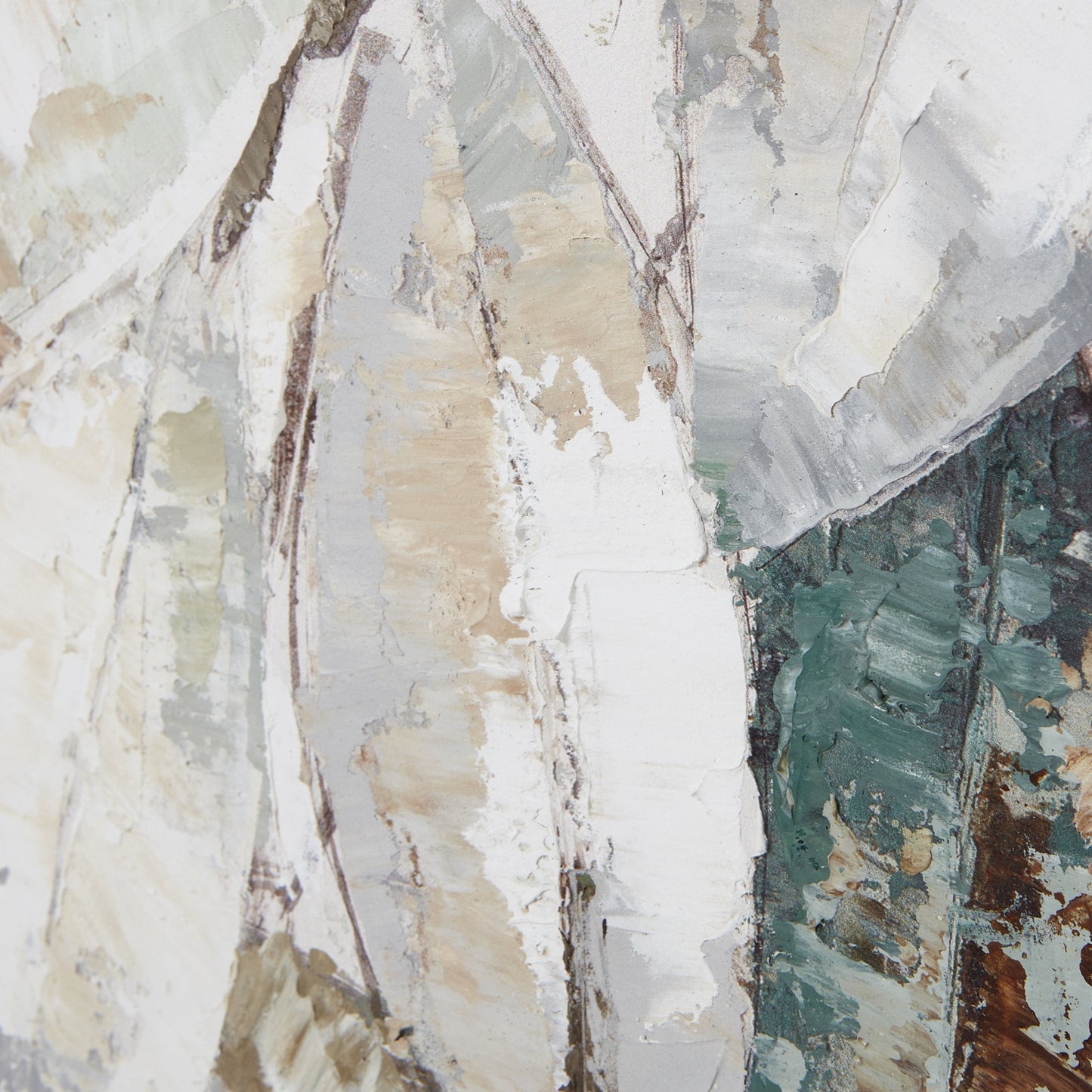 Dolce Mottle Leaf Framed Painting On Canvas - Skandi London