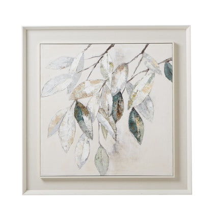 Dolce Mottle Leaf Framed Painting On Canvas - Skandi London
