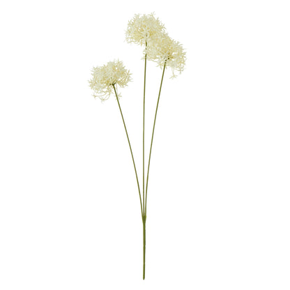 Three Head Cream Allium Spray - Skandi London