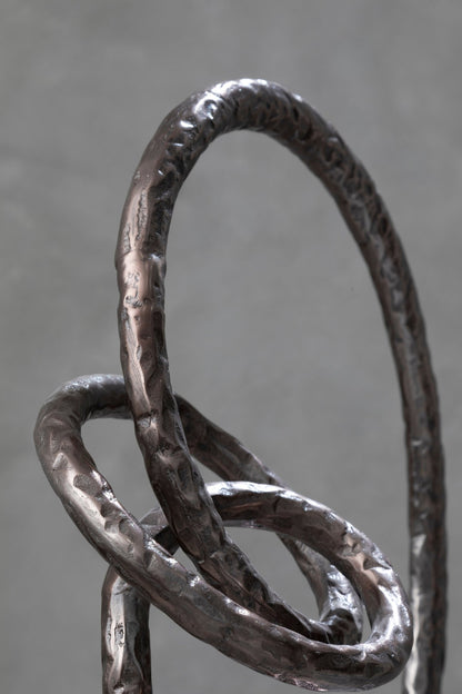 Knut Round Rough Bronze Sculpture - Skandi London
