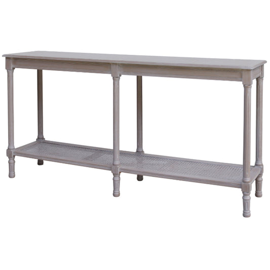 The Serene Rattan Collection Large Console Table - Skandi London