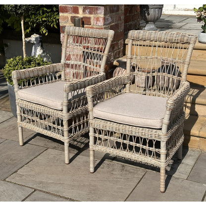 Provence Collection Outdoor 6 Seater Dining Set - Skandi London