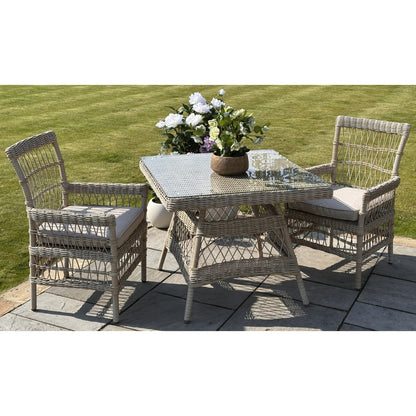 Provence Collection Outdoor 4 Seater Dining Set - Skandi London