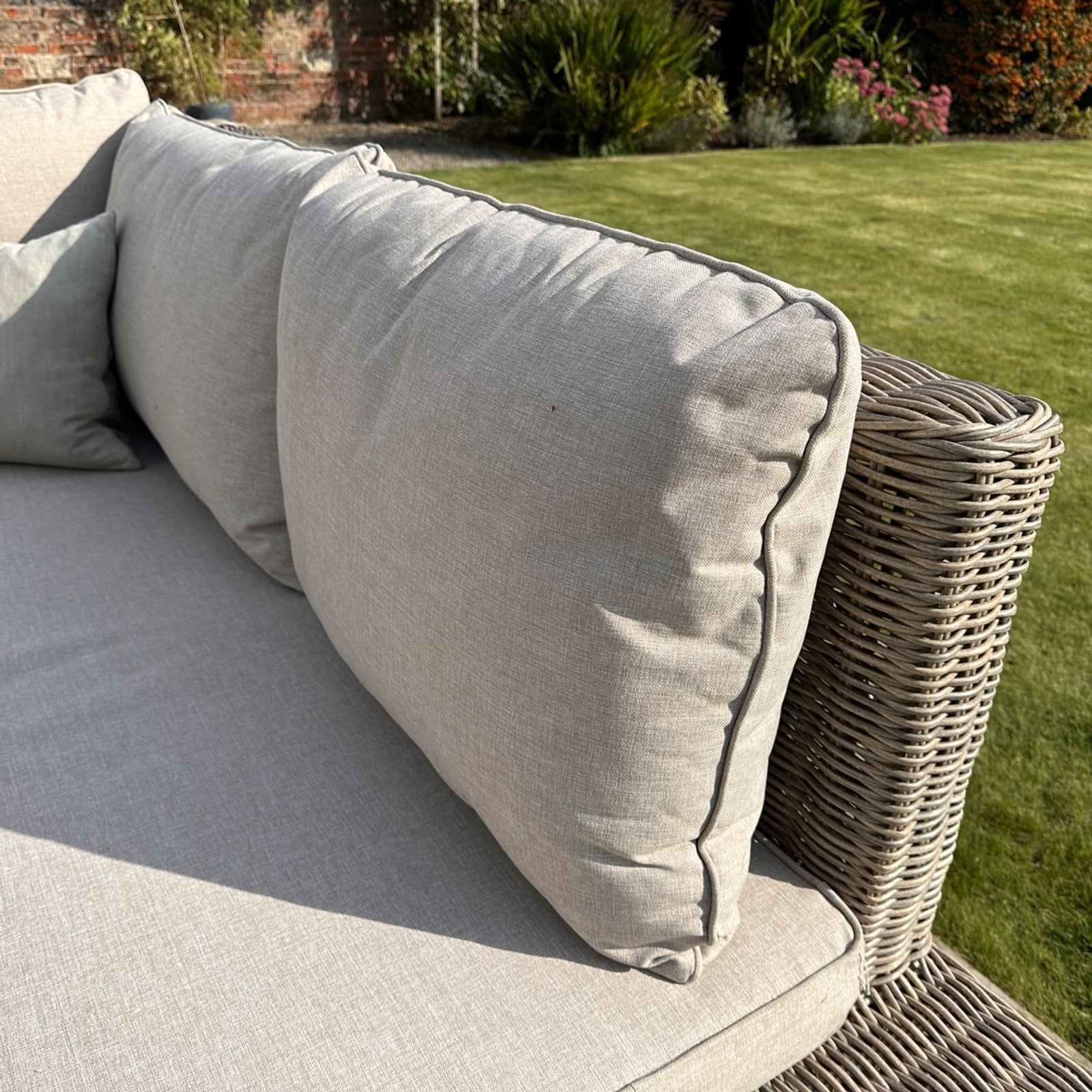 Capri Collection Outdoor Large Corner And Coffee Table Set - Skandi London