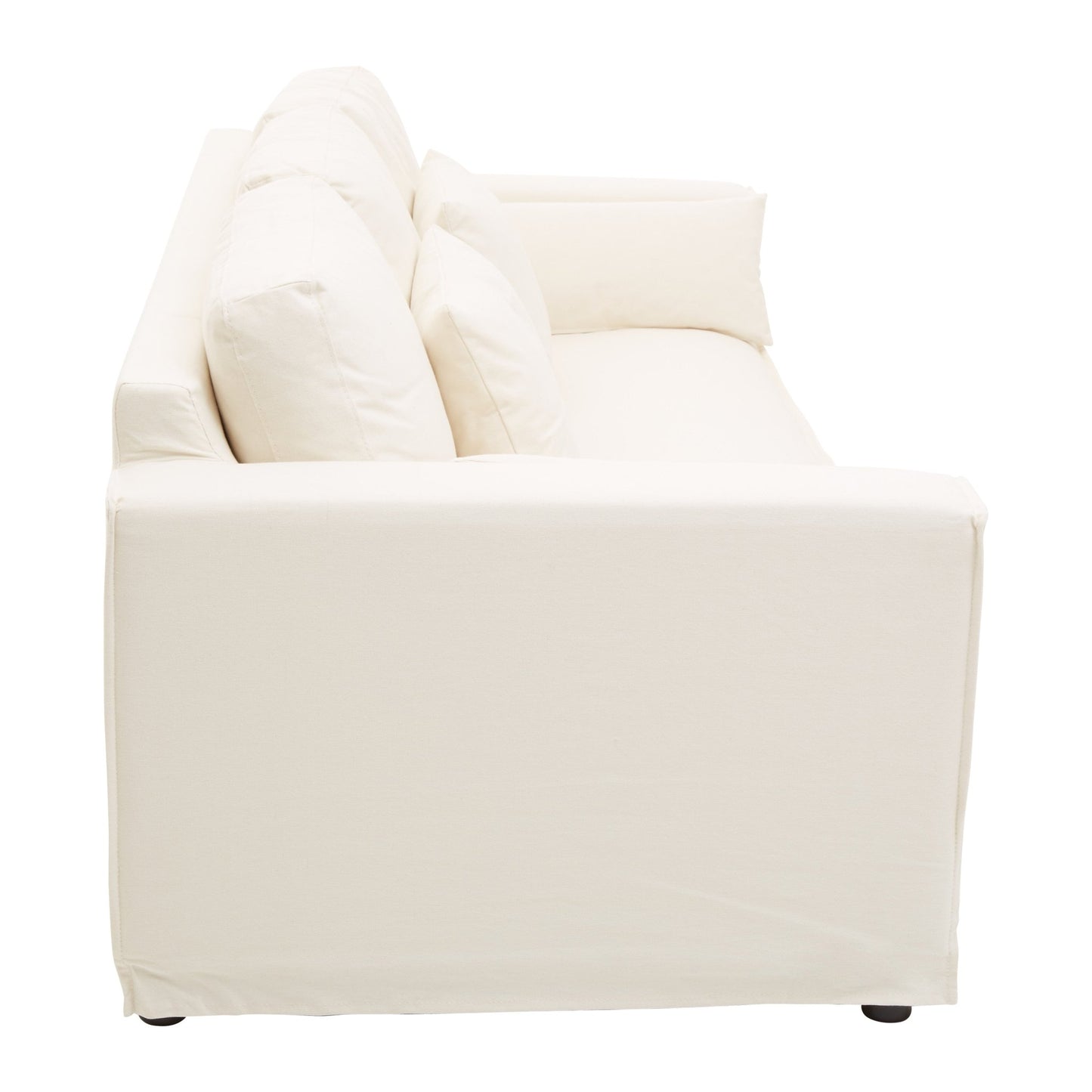 Kara 3 Seat Cream Sofa - Skandi London