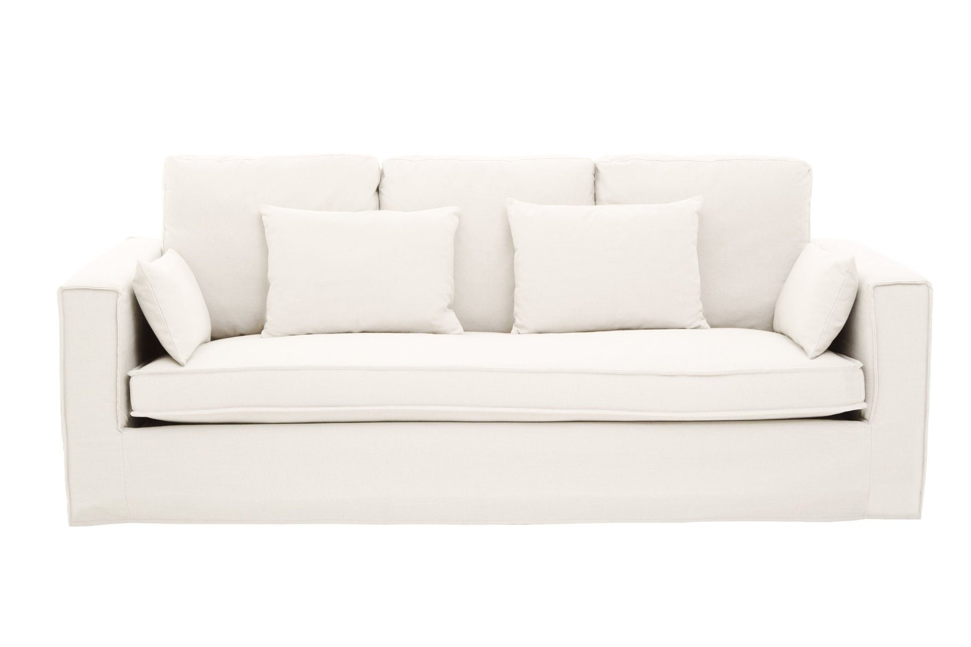 Kara 3 Seat Cream Sofa - Skandi London