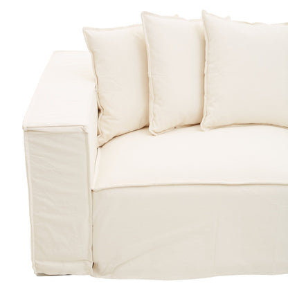 Juni 3 Seat Cream Sofa - Skandi London