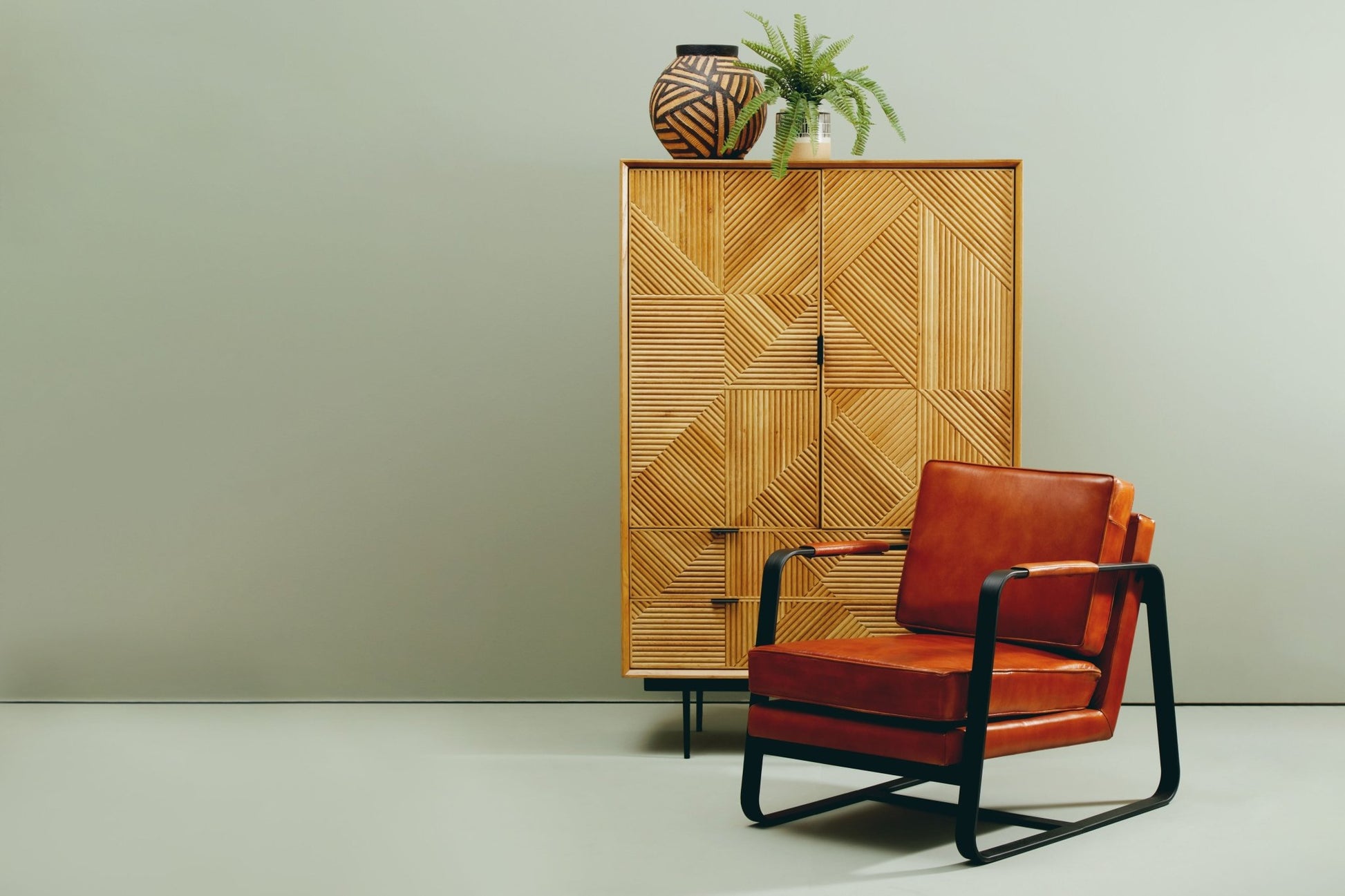 Gunnar Natural Wooden Cabinet - Skandi London