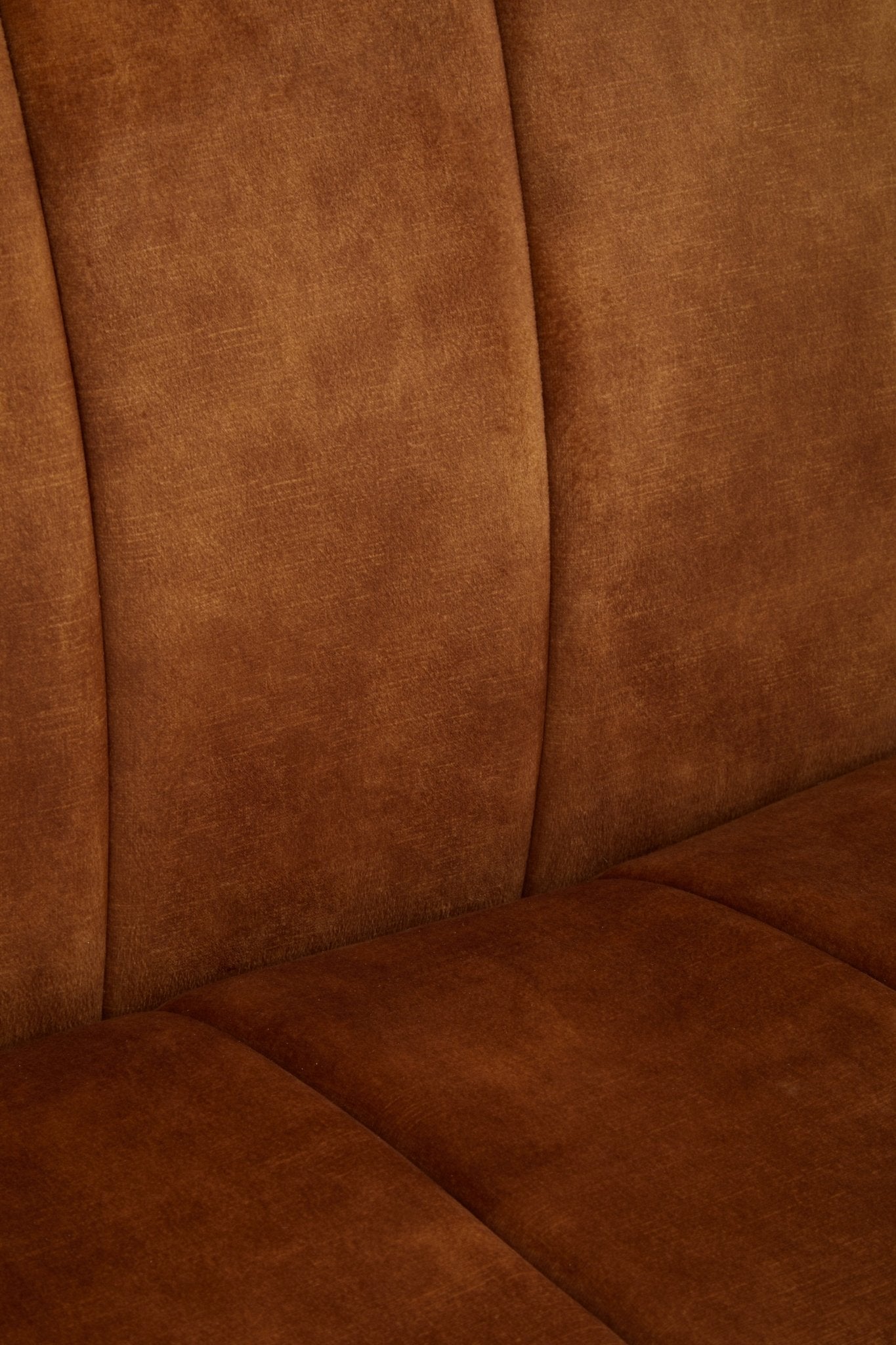 Olsen Three Seat Gold Velvet Sofa - Skandi London