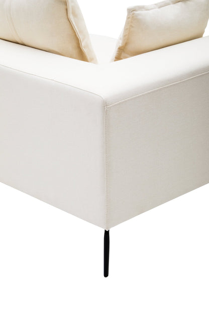Astrid 3 Seat Cream Sofa - Skandi London