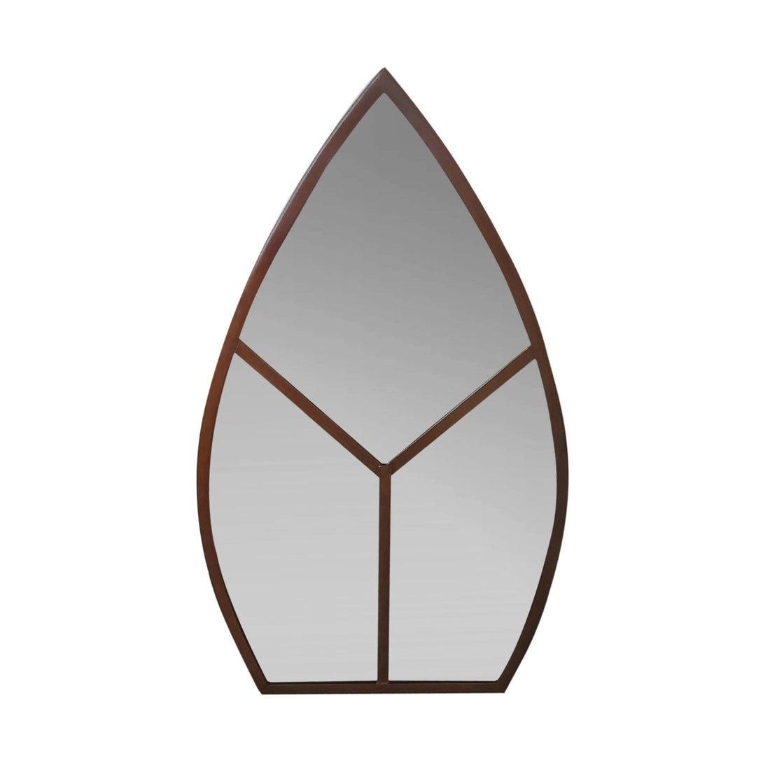 Syrin Arch Outdoor Mirror Natural Rust - Skandi London