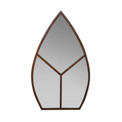 Syrin Arch Outdoor Mirror Natural Rust - Skandi London
