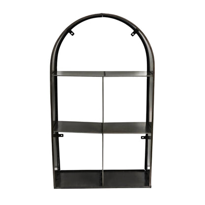 Tate Sculptural Log Storage Natural Black - Skandi London