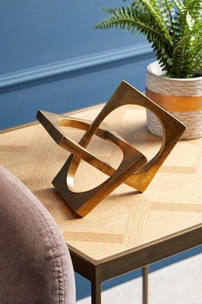 Maja Gold Finish Sculpture - Skandi London