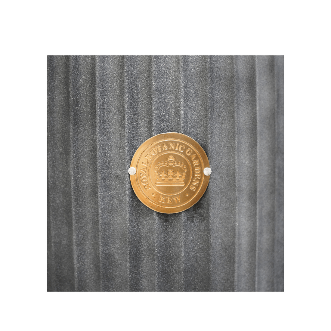 Skandi London Timeless Rounded Outdoor Planter in Lead - Large - Skandi London