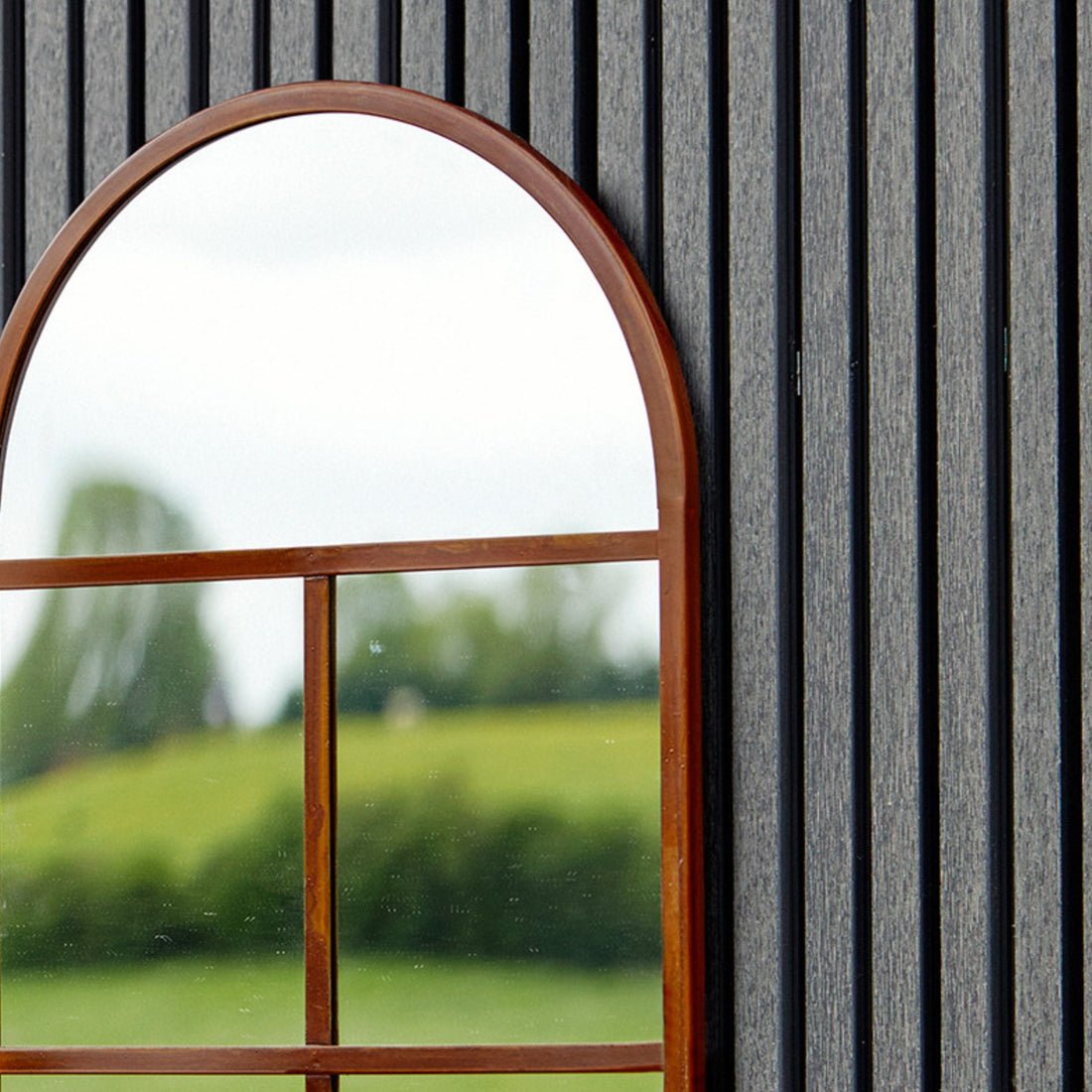 Tate Outdoor Mirror Natural Rust - Skandi London