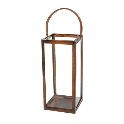 Thoren Tall Lantern in Copper - Large - Skandi London