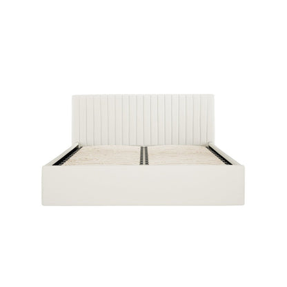 Soho Nordic Milk Ottoman Super King Size Bed - Skandi London