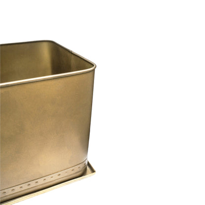 Skandi London Luxe Outdoor Planter in Brass - Large - Skandi London