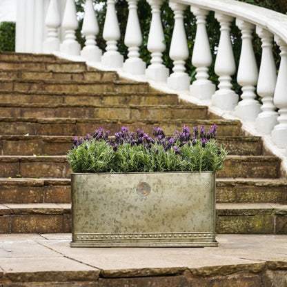Skandi London Luxe Outdoor Planter in Brass - Large - Skandi London