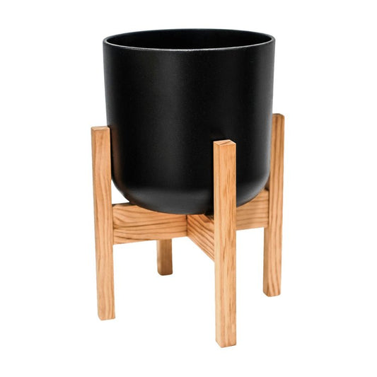 Lisbon Pot and Stand Anthracite D26Cm - Skandi London