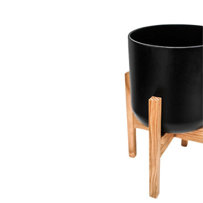Lisbon Pot and Stand Anthracite D26Cm - Skandi London