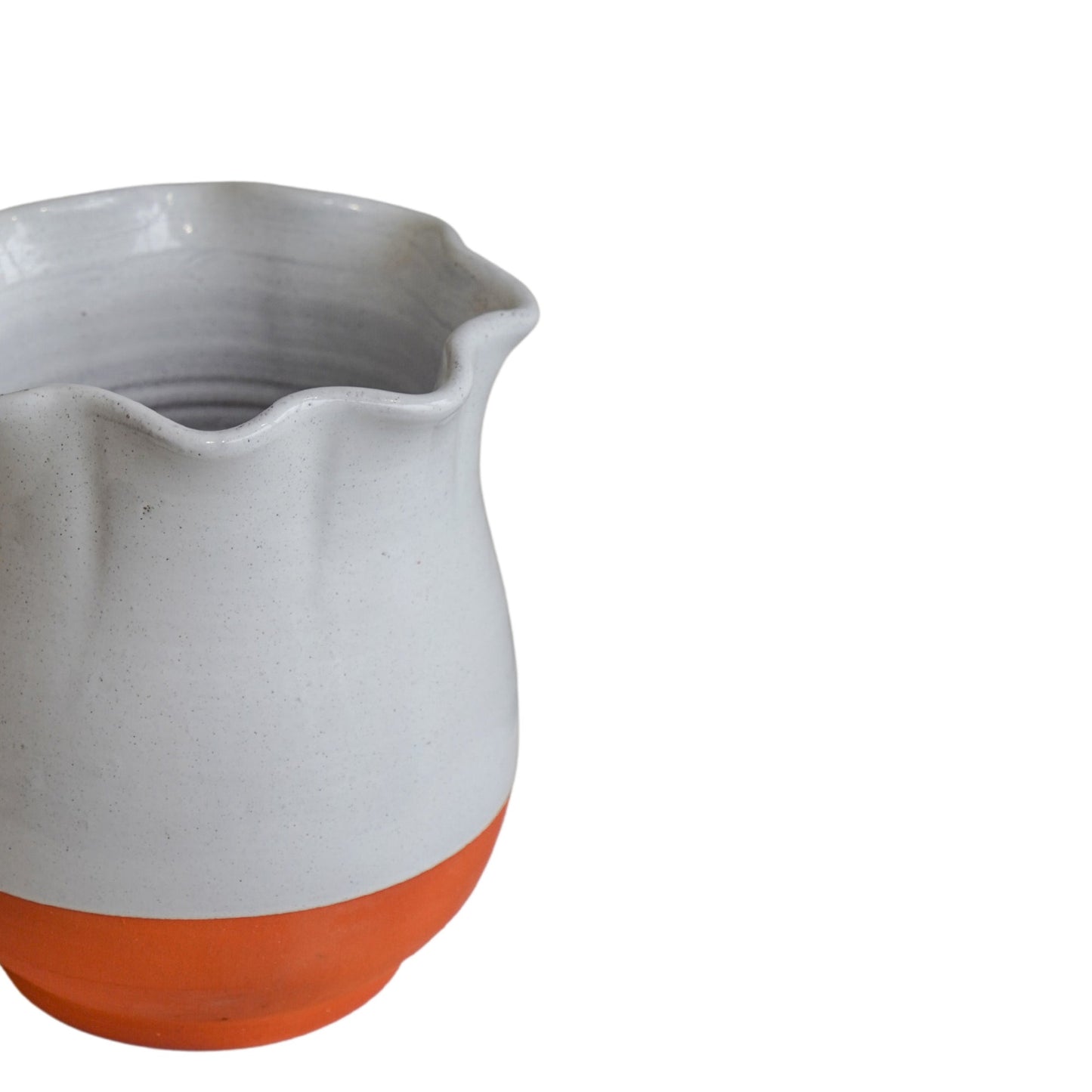 Moreton Oat Scalloped Vase H30cm - Skandi London