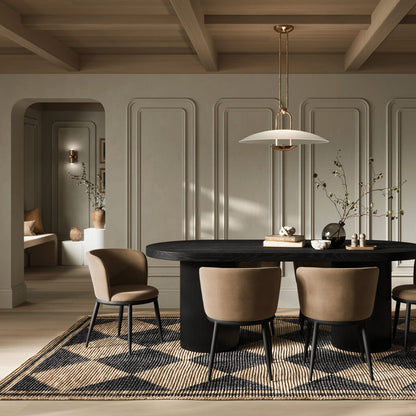 Nova Mole & Black Dining Chair