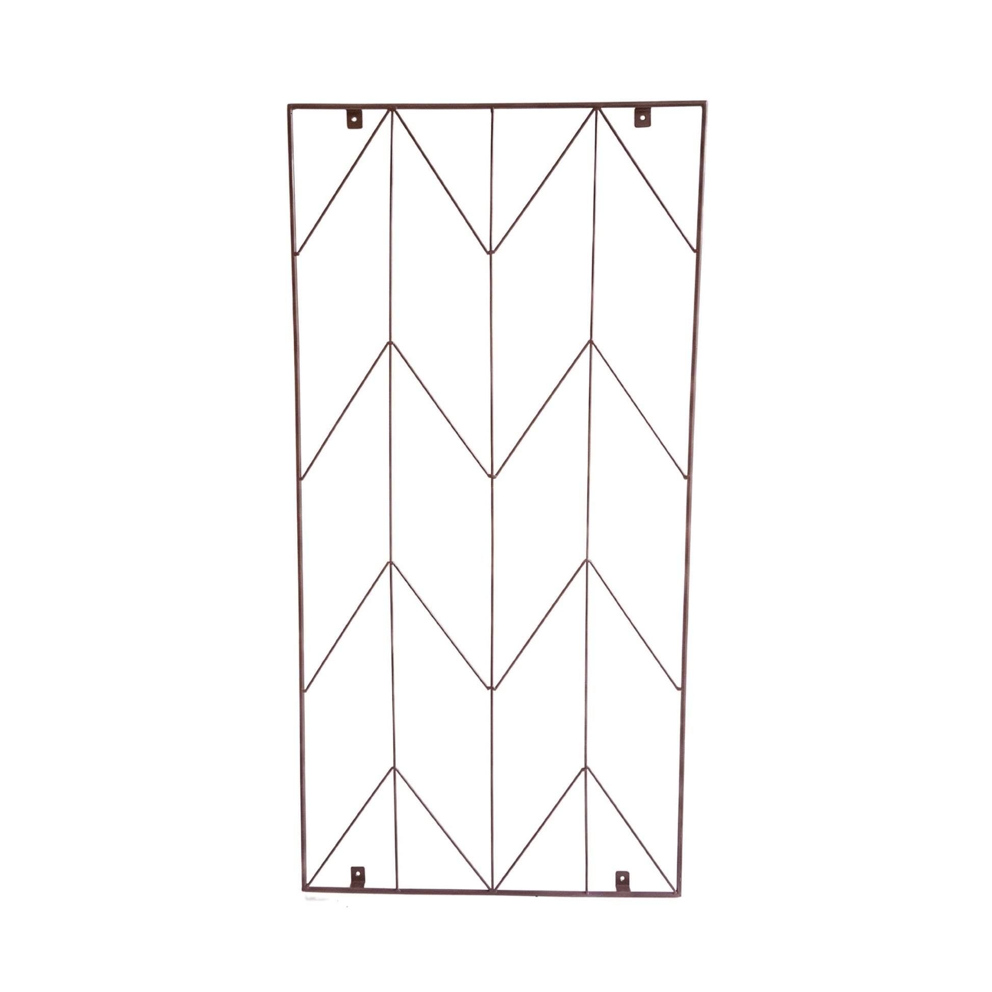 Outdoor Herringbone Trellis Bronze H120cm W60cm - Skandi London