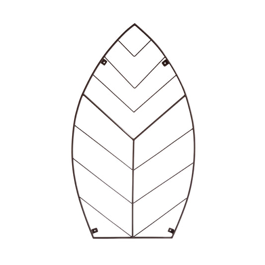 Outdoor Leaf Trellis Bronze H100cm W57cm - Skandi London