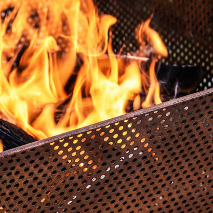 Outdoor Von Fire Pit Rust Iron - Skandi London