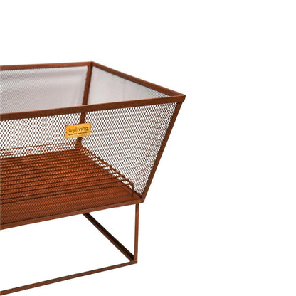 Outdoor Von Fire Pit Rust Iron - Skandi London