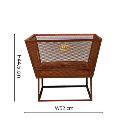 Outdoor Von Fire Pit Rust Iron - Skandi London