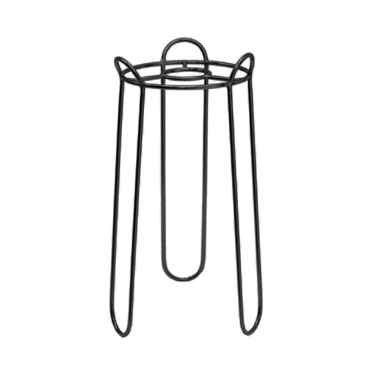 Saluzzo Black Plant Stand H44cm D22cm - Skandi London